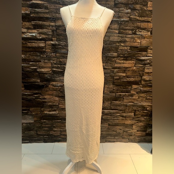 Zara Dresses & Skirts - Zara Elegant Cream Lace Dress